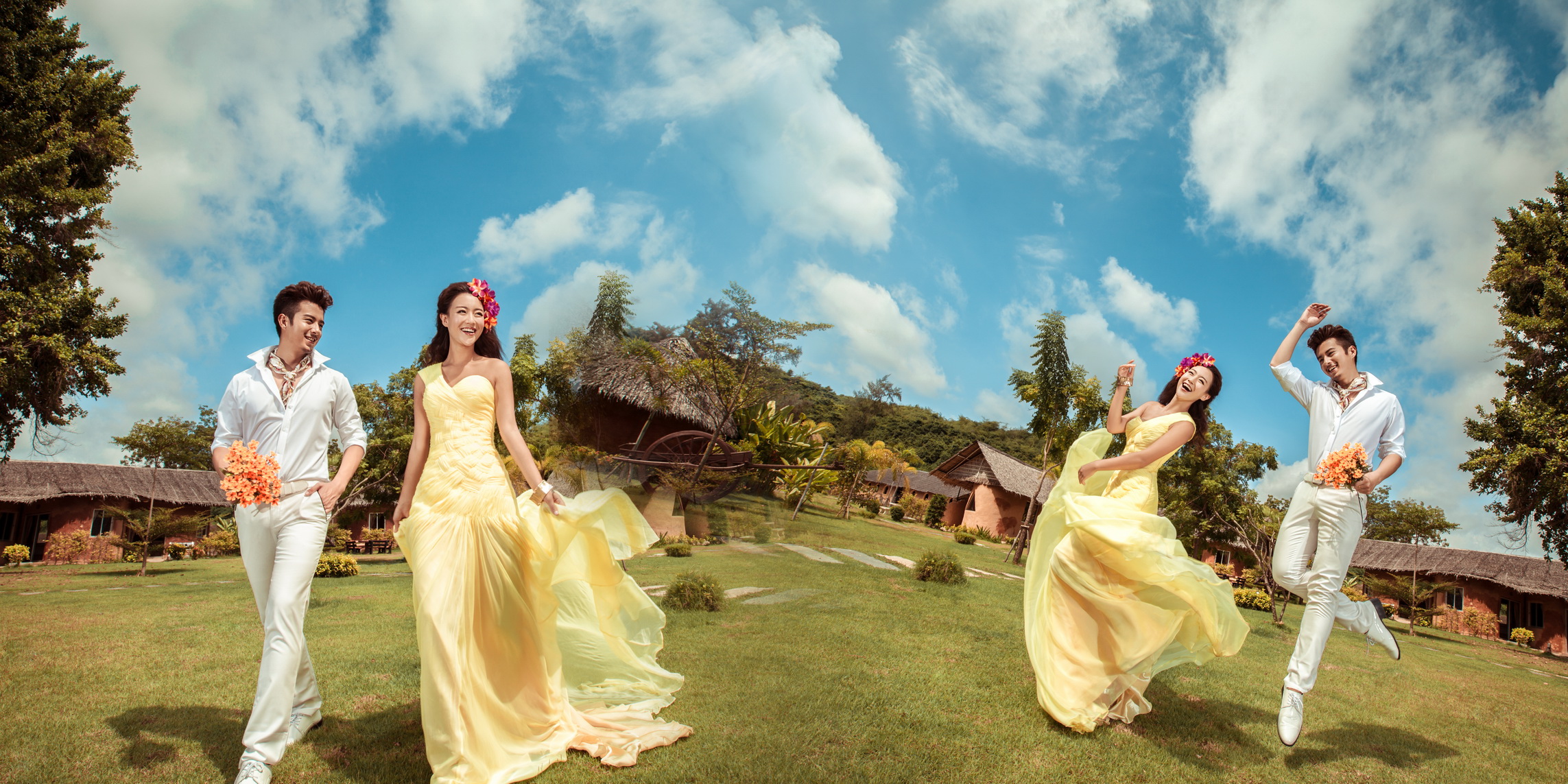 泰国唯一婚纱_泰国传统婚纱服饰图片
