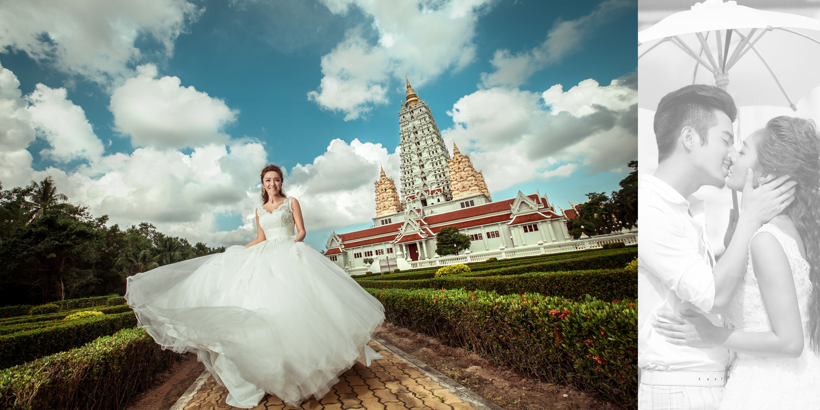 泰国婚纱套系_泰国传统婚纱服饰图片
